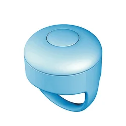 Compact Bluetooth - Enabled Fingertip Remote and Selfie Controller (Sky blue)