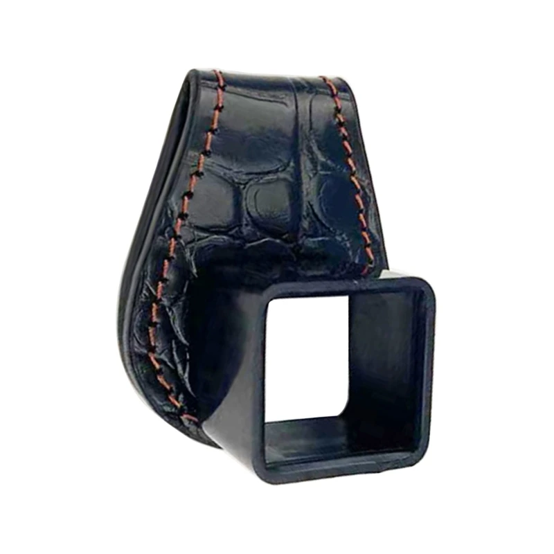

Billiards Snooker Leathers Belt Clip Chalk Case Portable Leathers Chalk Bag E56D