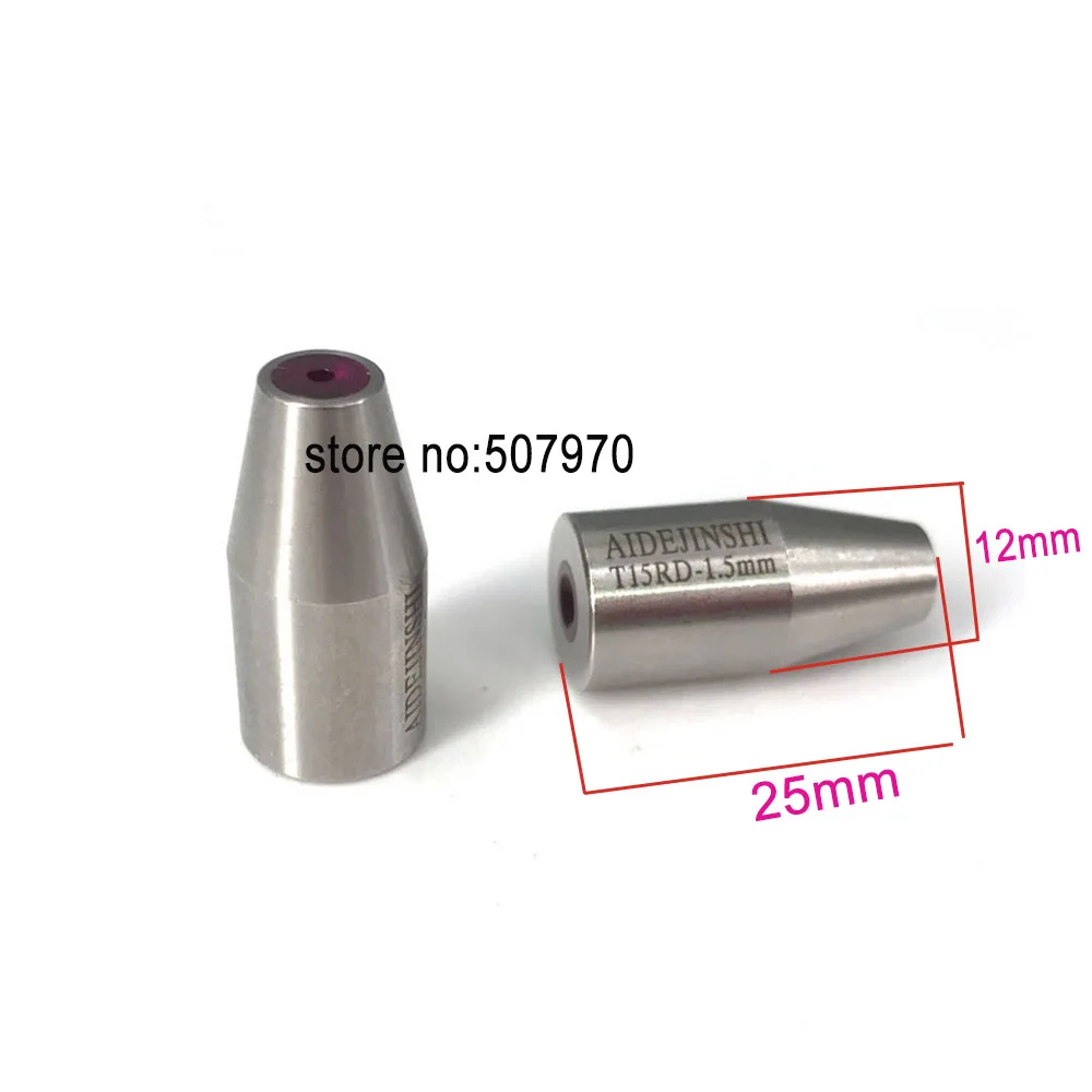 WEDM Parts Electrode Ruby Pipe Guide Dies OD 12* Length 25mm for Jinma Drilling Hole Machine