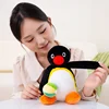 kawaii Plush Penguin Doll Animal Cup Bag Satchel Shoulder Bag Cartoon Funny Soft Toys Baby Birthday Christmas Gifts  Decor 4