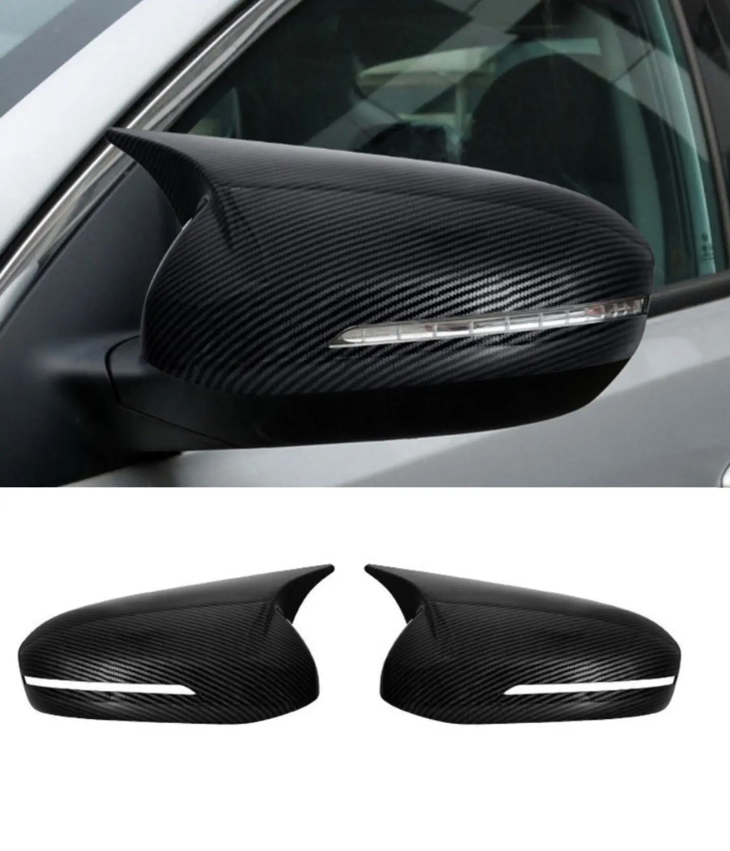 

For KIA K5 Optima 2011-2015 Rearview Side Mirror Trim Cover Shell Sticker Car Styling Accessories Auto Part