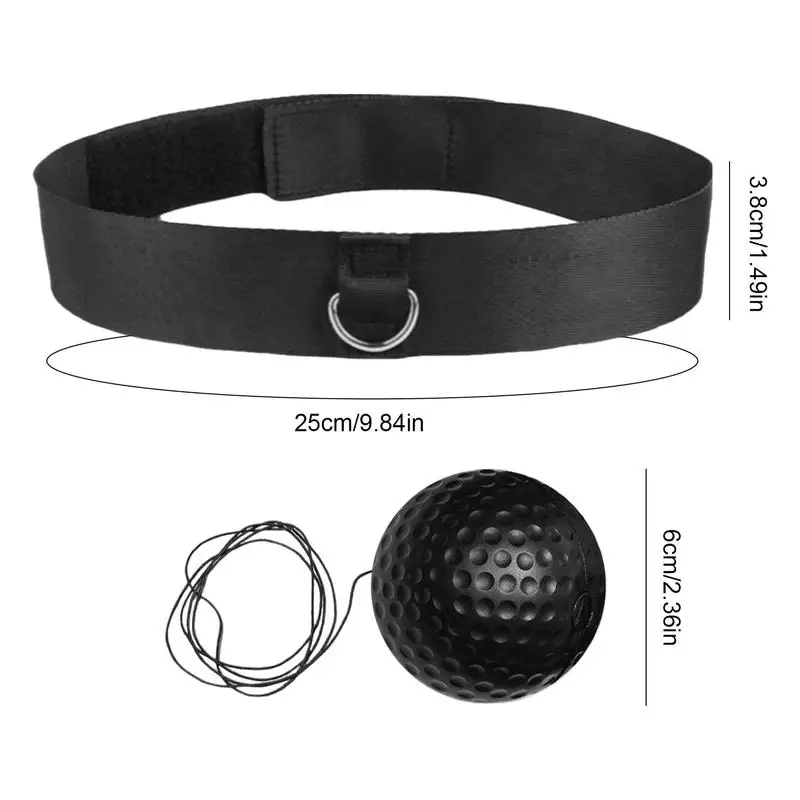 Boxing Training React Ball React Training Boxing Reflex Ball With Headband Workout Equipment Beginners Fitness Reflex