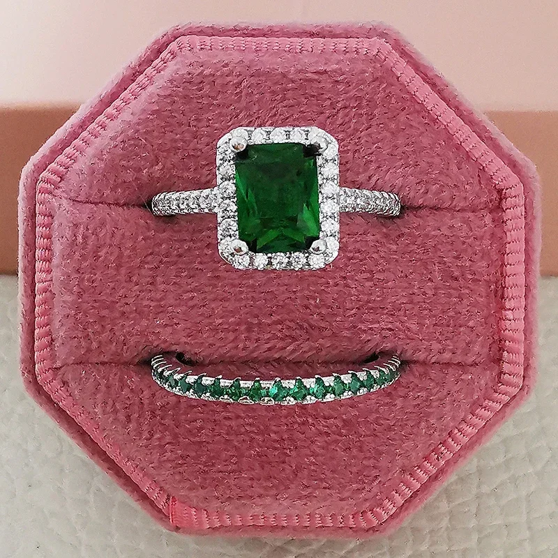 Elegant Multi-Tone Engagement & Wedding Ring Set - Luxury Gift