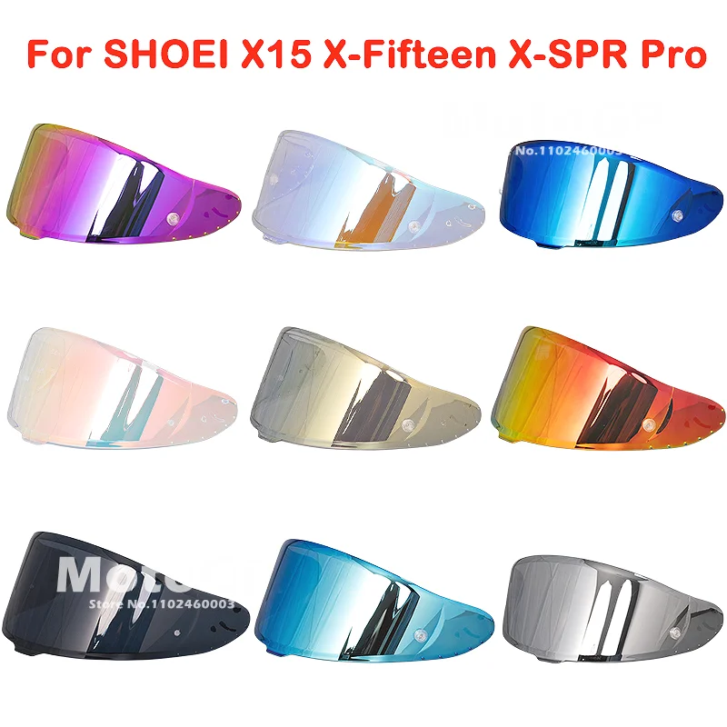 Lente Per Casco Moto Anti-Uv Custodia Per Lenti Con Visiera Per Pc Per Shoei X15 X-15Th X-Spr Pro Lente Per Specchietto Con Visiera Per Casco Integral
