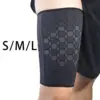 Thigh Compression Sleeve Hamstring Compression Sleeve Stretch Thigh Protector Non Slip Upper Leg Sleeve for Cycling Women Men