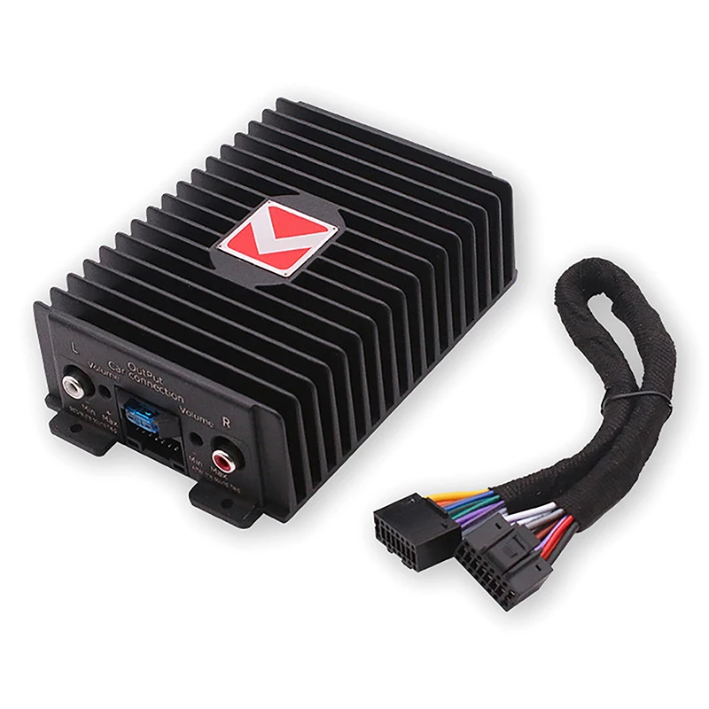 AOWINHIT Stabiler Auto-DSP-Verst?rker der Klasse AB, DC12V-Auto- Leistungsverst?rker Soundsysteme, 2/4-Ohm-kompatibel, ¨¹berlegener Digitaler Soundprozessor