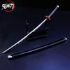 Demon Slayer Katana Sword Kamado Tanjirou Third Nichirin Blade 25cm Metal Anime Peripheral Samurai Sword Model Gifts Toys Boys 1
