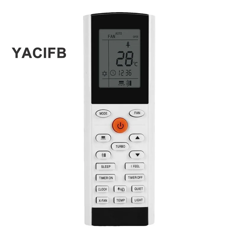 Universal YACIFB Ar Condicionado Controle Remoto, Fit para Gree, Dispositivo Eletrônico, MSHV25D1S, AC