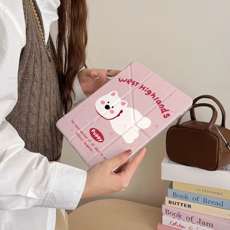 Adorable Puppy Design Tablet Case Cover Accessories