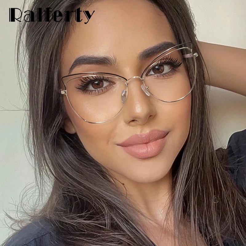 Ralferty декоративные женские очки класса оправа для очков женщин по рецепту 2021