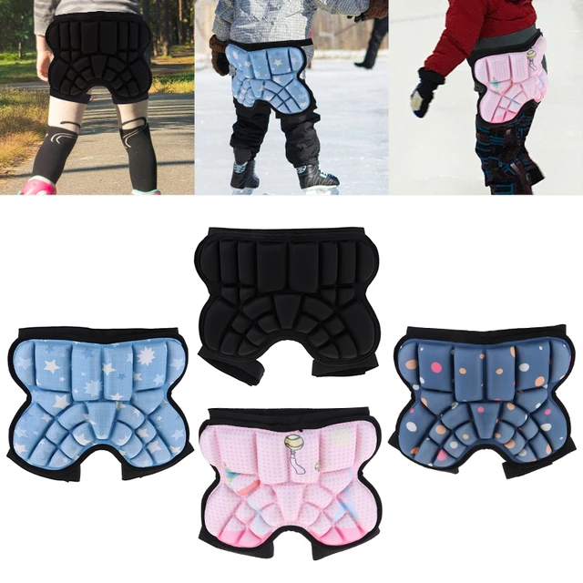  Panitay 2 Pcs Eva Protective Padded Shorts 3D Butt Pads for  Skating Tailbone Figure Ice Skating Accessories for Women Men Kid (Small,  Black) : Sports & Outdoors