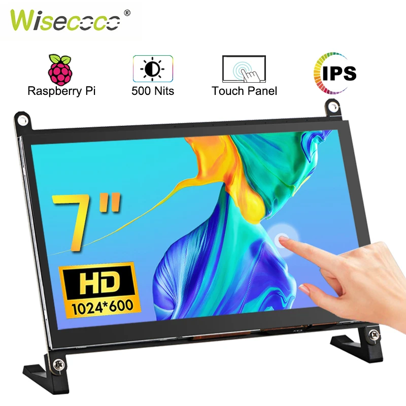 Portable-500Cd-m-IPS-7-Inch-Raspberry-Pi-Monitor-1024-600-Touchscreen ...