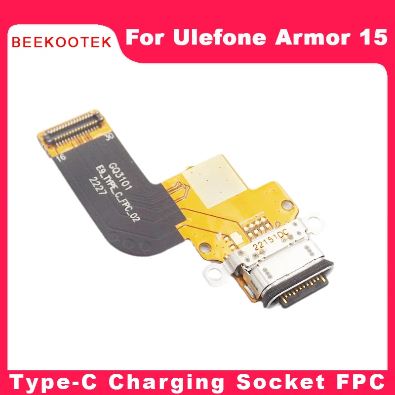 

New Original Ulefone Armor 15 Type-C Charging Port Connector Socket Charge Board Cable FPC Parts For Ulefone Armor 15 Smartphone