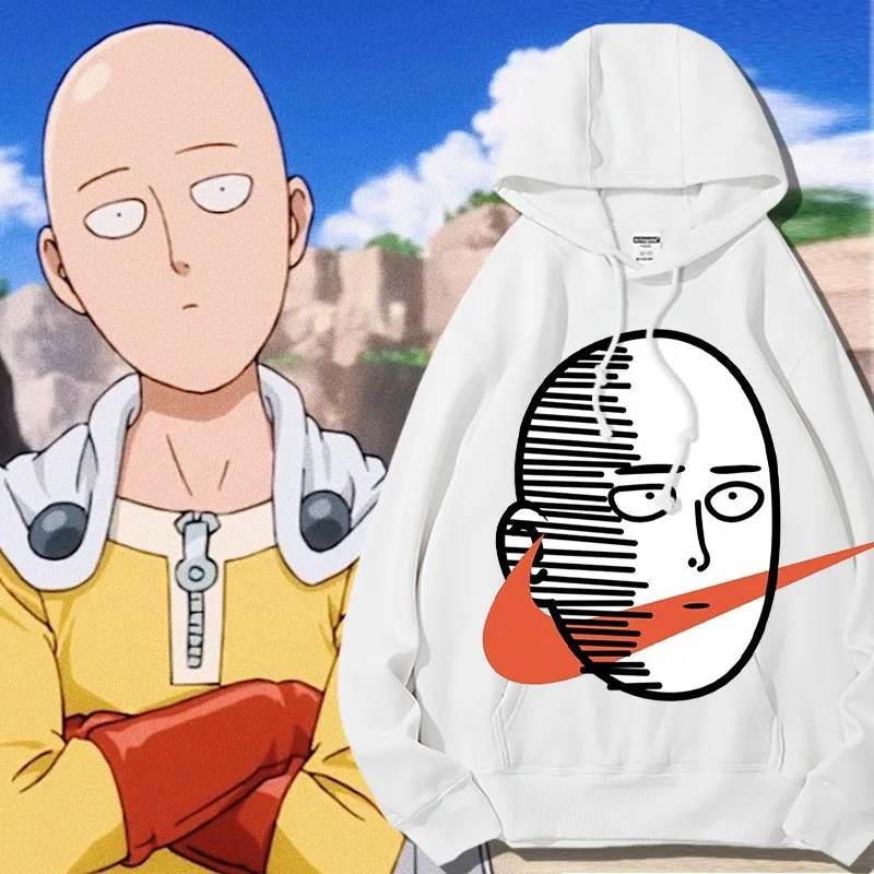 

Japanese Anime One-punch Superman Co Branded Hoodie, Male Teacher Qiyu, High-end And Loose Fitting Children's Clothing Hooded