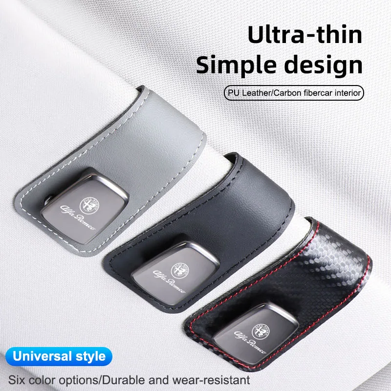 Car Interior Sun Visor Sunglasses Clip and Eyeglasses Holder