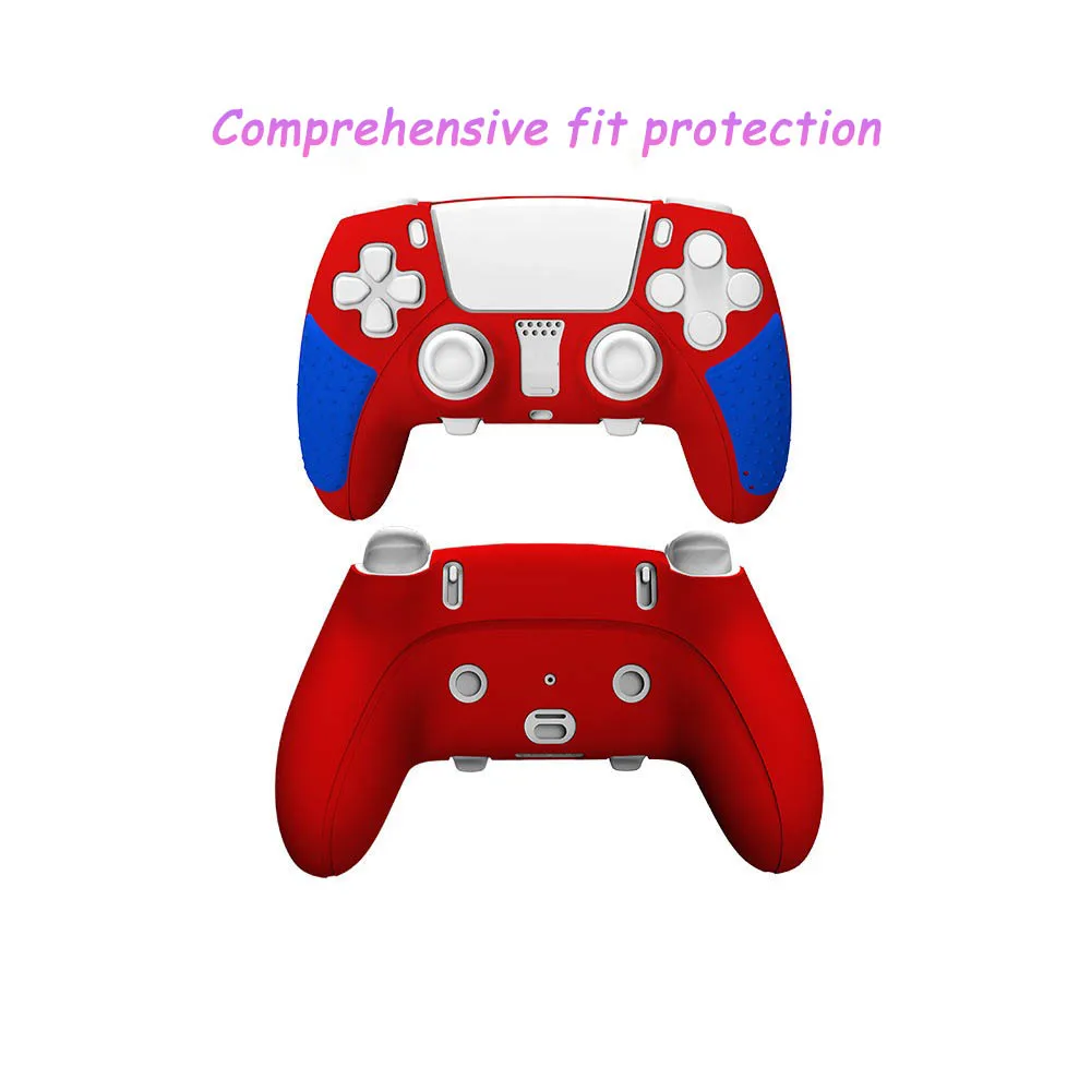 Per Ps5 Dualsense Edge Elite Handle Cover In Silicone Antiscivolo Anti Scratch Game Handle Cover Protettiva Accessori Per Giochi