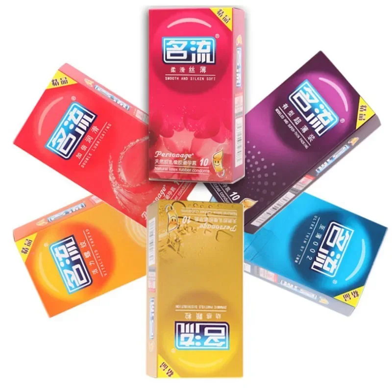 60PCS Ultra Thin Condoms PERSONAGE Particle Spike Condom Intimate Double Lubricated Adult Sex Product Contraception for Male 5