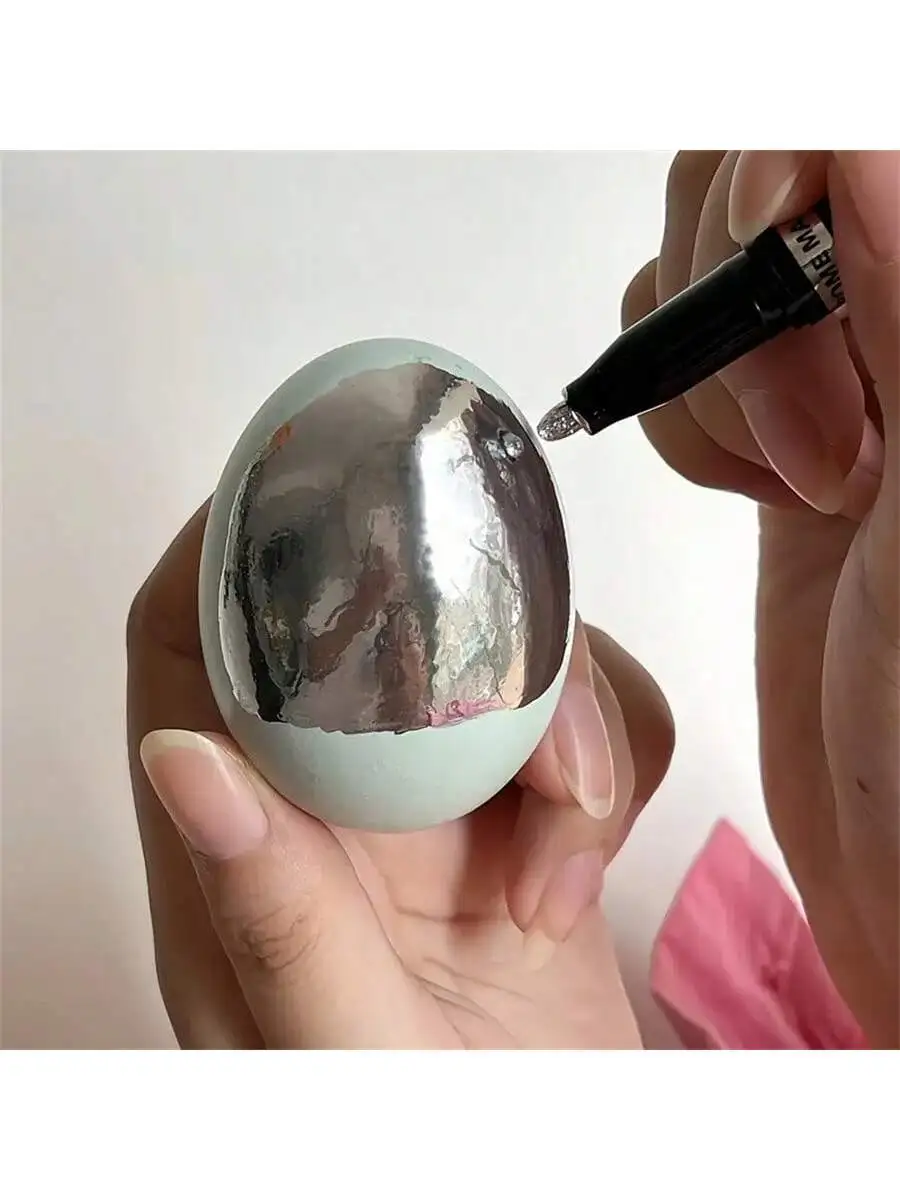 Reflective Mirror Marker Pen Electroplating Chrome Golden And Silvery Liquid Signature Painting Pen 4pcs/Set mirror marker pens