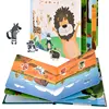 Montessori Jelly Stickers Quiet Book Toys Early Education Magnetic Animal Puzzle Sensory Game Educational Toys For 2-3 Year Olds 1