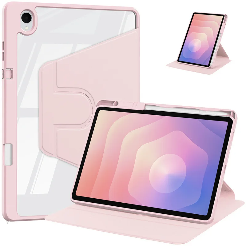 Acrylic Rotating Stand Tablet Case