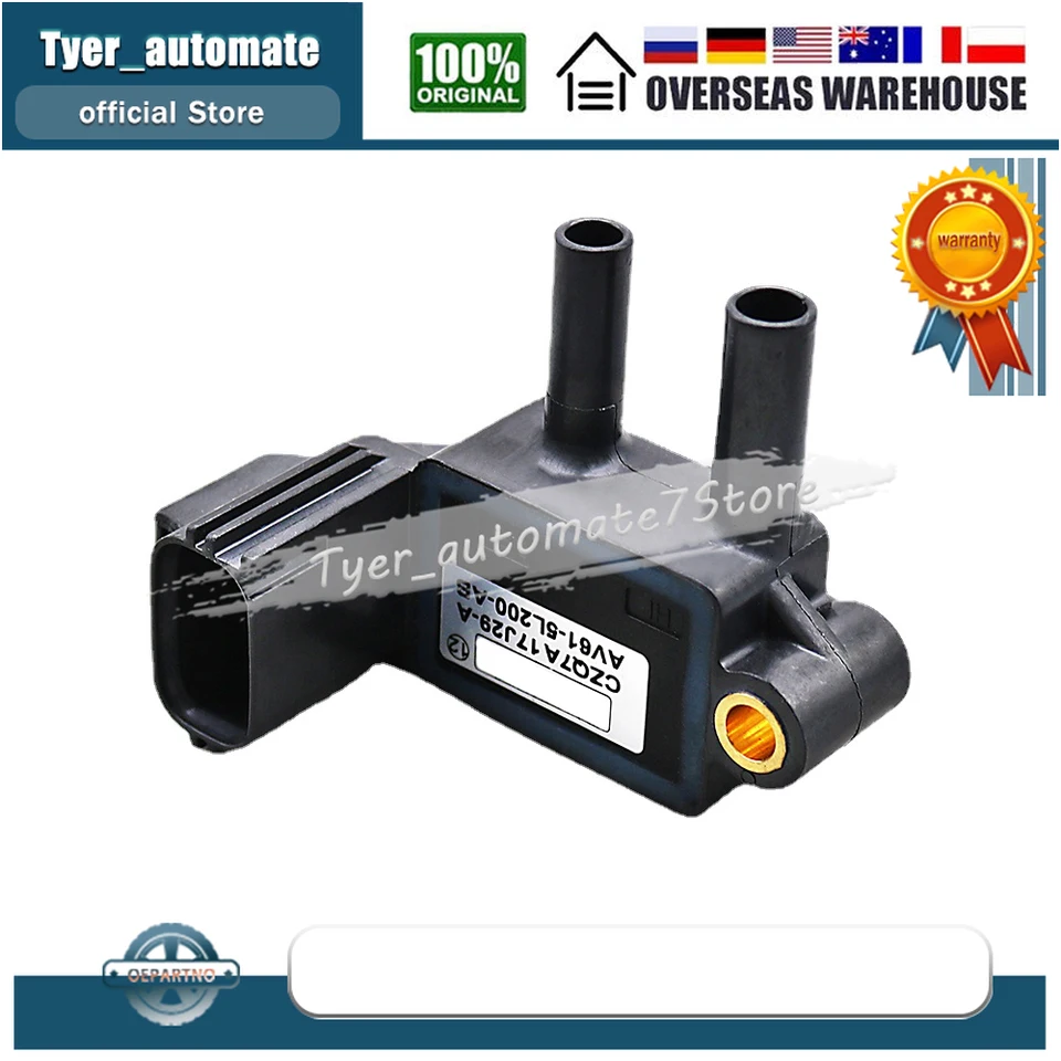 Capteur De Pression Différentielle FAP/DPF Pour Ford 1.6-2.2 TDCI - Référence AV61-5L200-AB