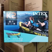 Double Kayak Inflatable Raft for Epic Fishing Journeys - Image 2
