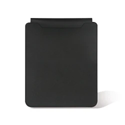 Premium PU Leather Laptop Bag with Mouse Pad, Fits 13-16 Inch - 13.6 to 14 inches (Black)