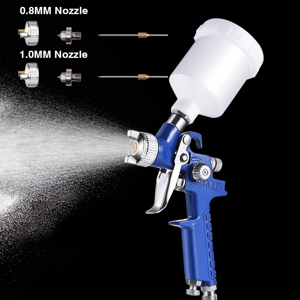 Spray Guns Mini Hh2000 Pneumatic Spray Paint Sprayer 0.8mm/1.0mm Nozzle  Professional HVLP Paint Spray Gun For Painting Car Pneumatic Gun 230615  From Men10, $11.05