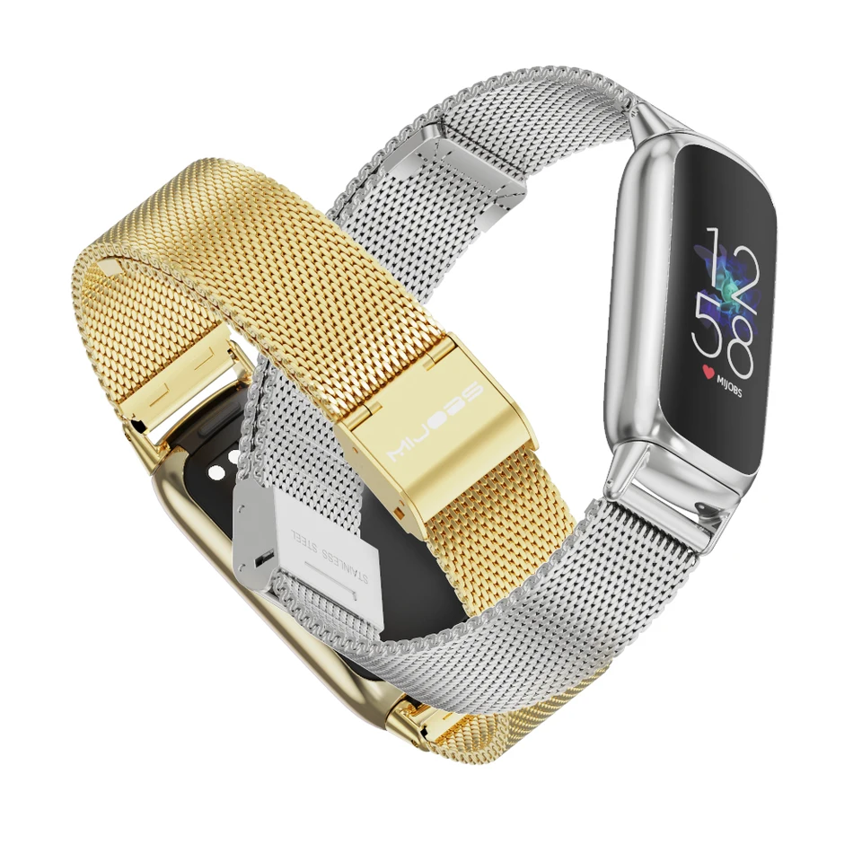 Gheper Cinturino in Metallo compatibile con Fitbit Luxe/Luxe