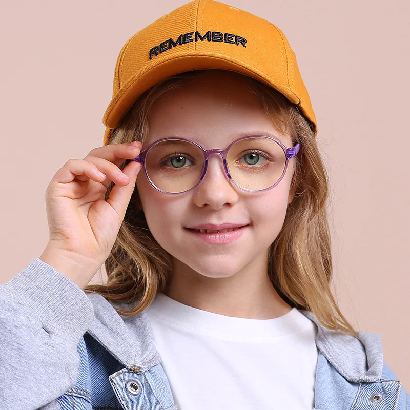 

Teens Kids Glasses Boys Girls Anti Blue Light Eyewear UV400 Anti Reflective Glasses for Computer Games Reading EyeProtector