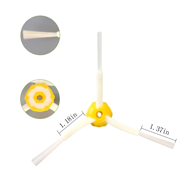 High-Efficiency HEPA Filter and Brush Kit for Robotic Vacuum Cleaners