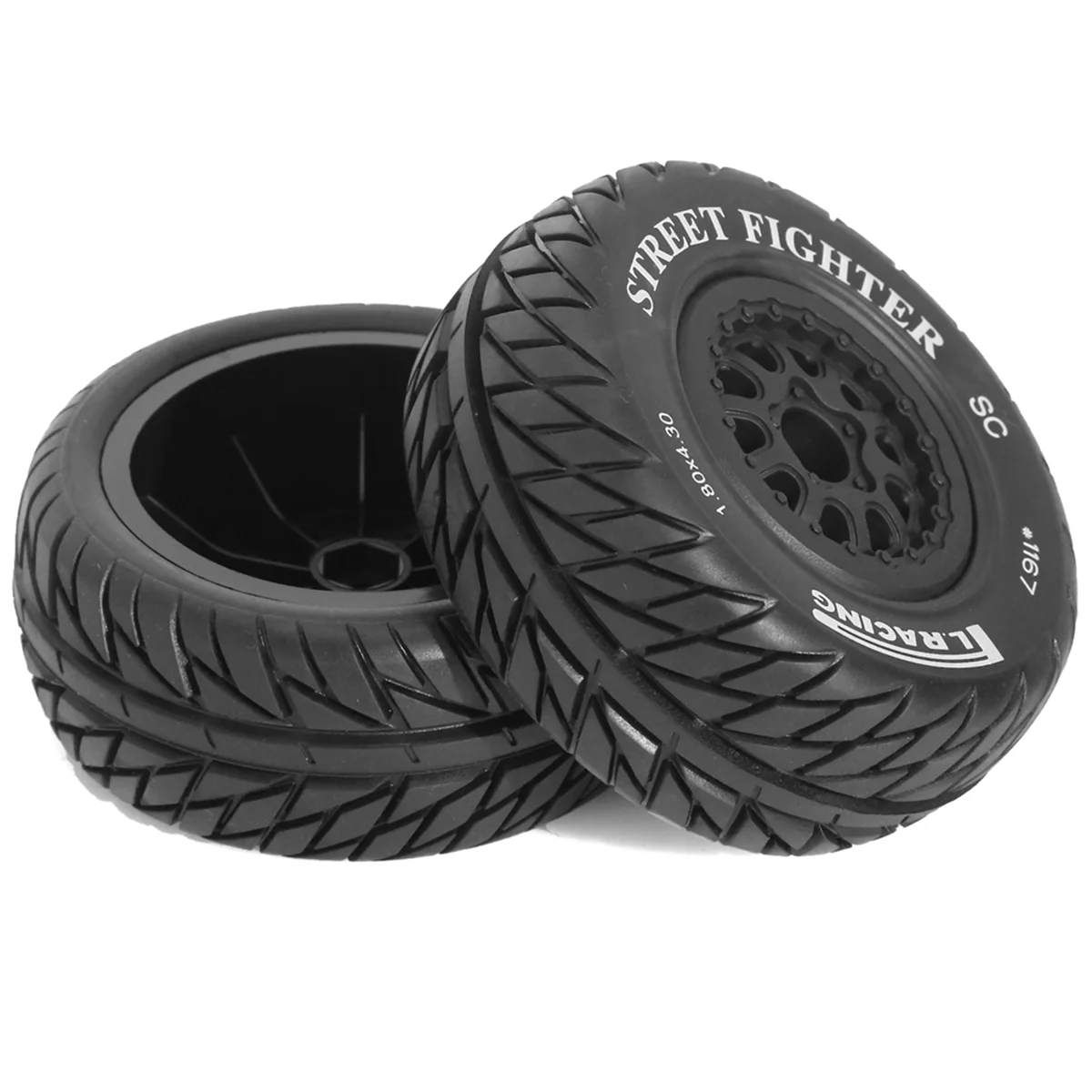 BAAU Rc Tires Truck Wheels and Tires for 1/10 RC Off-Road Vehicles