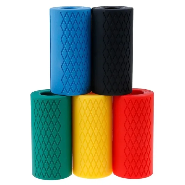 1 /2PCS Barbell Dumbbell Booster Grip Portable Fitness Equipment Fitness Equipment Accessories Avoid Injury Increase Friction 3