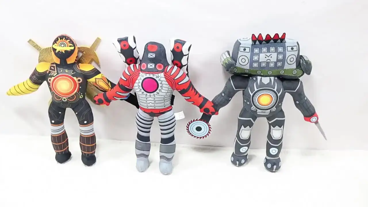 子供用ぬいぐるみソファトイレモデル1〜8個,TVマン,ドリルマン