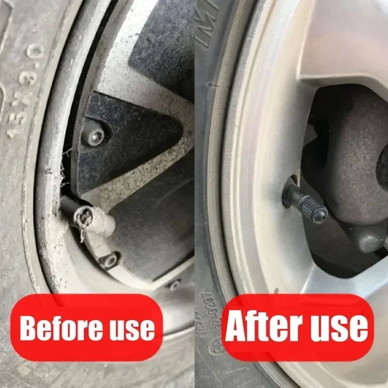 4/1000개 자동차 타이어 밸브 플라스틱 블랙 자전거 타이어 밸브 캡 O형 고무 링 커버 돔형 먼지 밸브 (자동차 오토바이용)