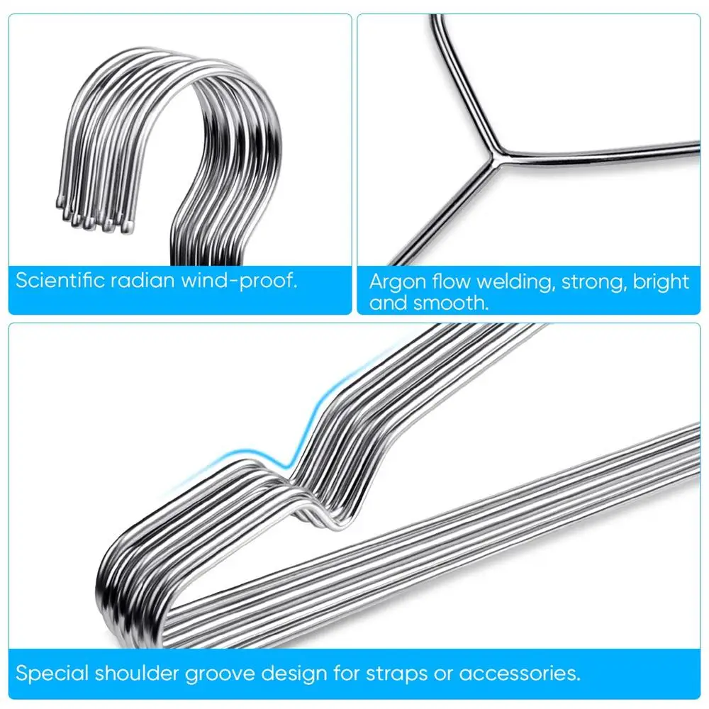 Solid stainless steel clothes rack, household anti slip clothes rack, laundry clothes rack 4