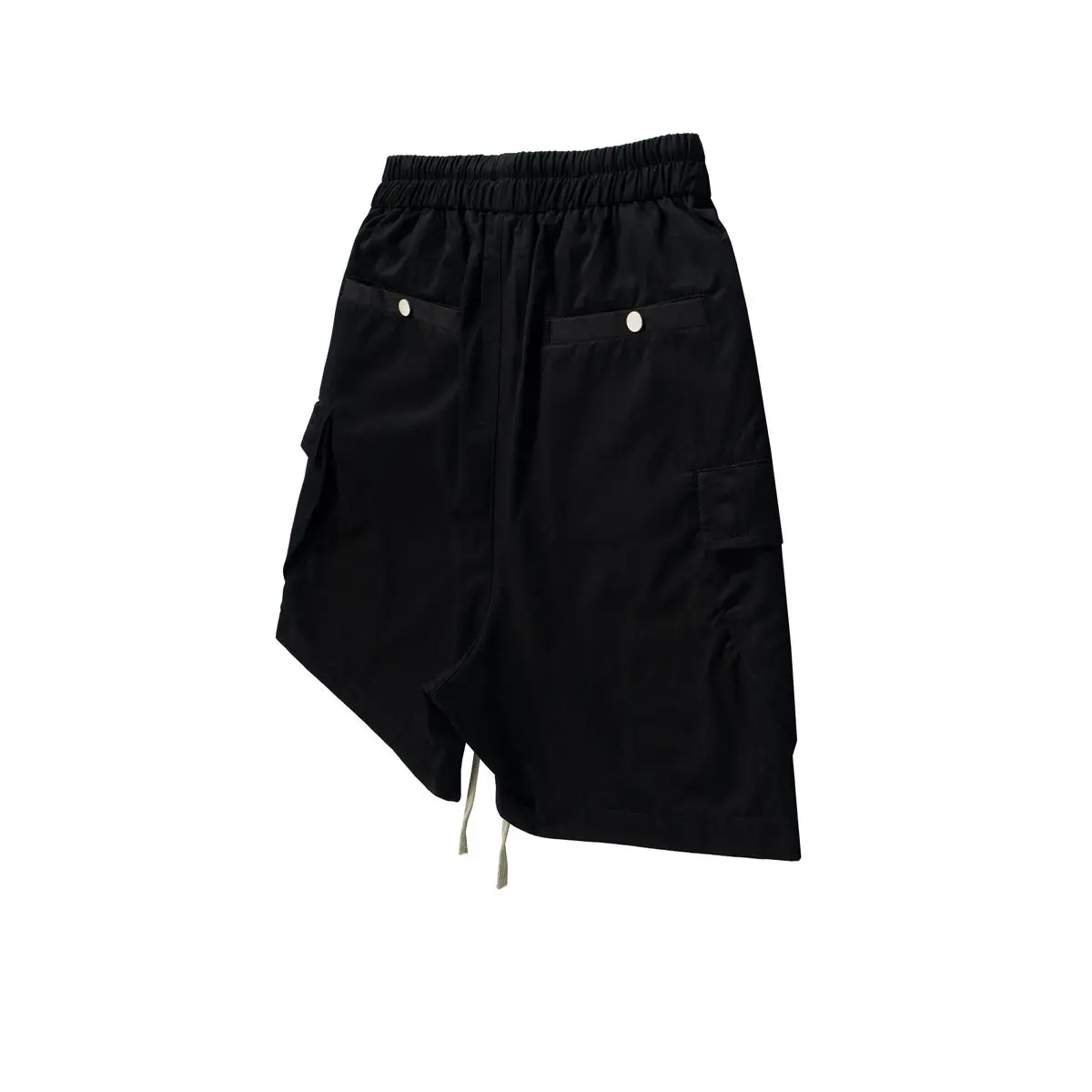 2025 Summer High Street Drawstring Hip Hop Cargo Shorts Men