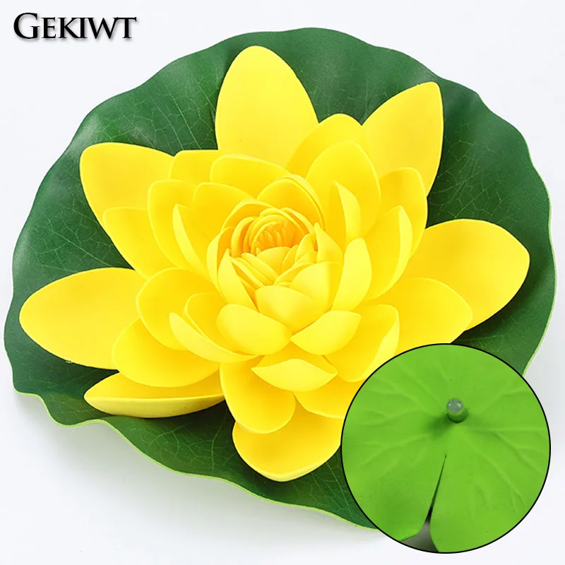 Elegant Floating Artificial Lotus Flowers - Decorative Water Lilies
