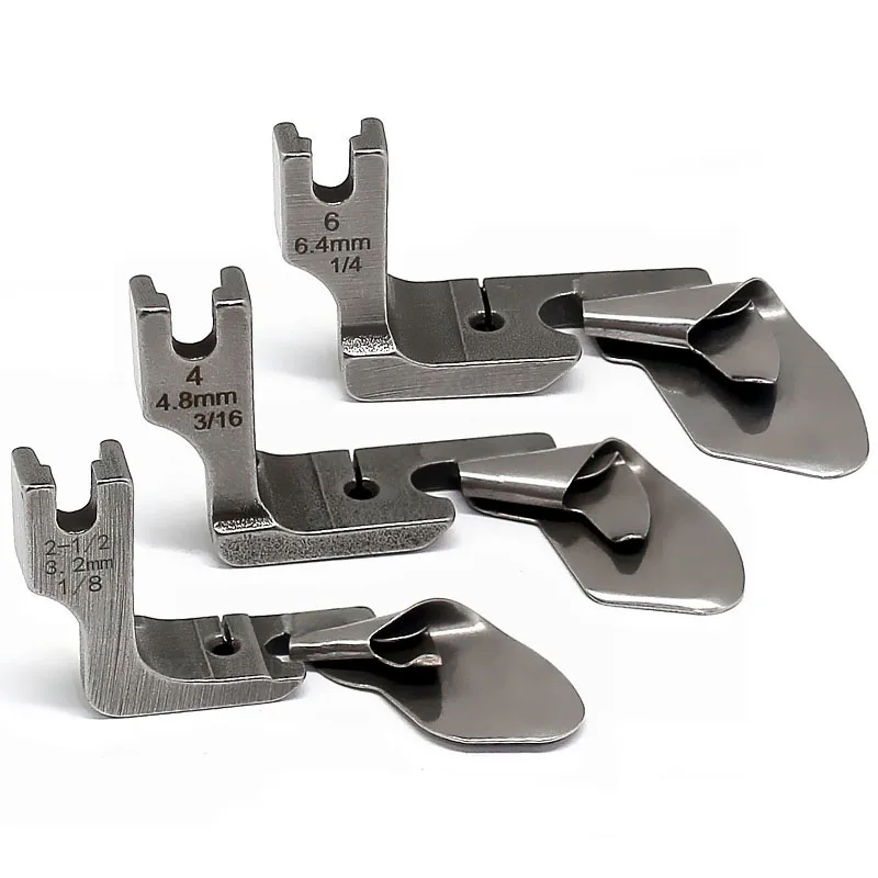 

Industrial Sewing Machine Multi-Function Curved Hemming Foot Hem Pull Tube Presser Foot Silk Chiffon Skirt Crimping Presser Foot