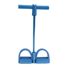  4 Tube Fitness Resistance Bands Latex Pedal Exerciser Sit-up Pull Rope Expander Elastic Bands Yoga equipment Pilates Workout 