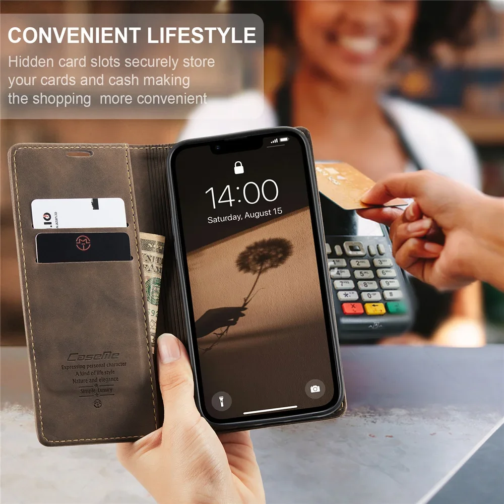 Retro Gentlemen Business Soft PU Leather Protective Case Cover