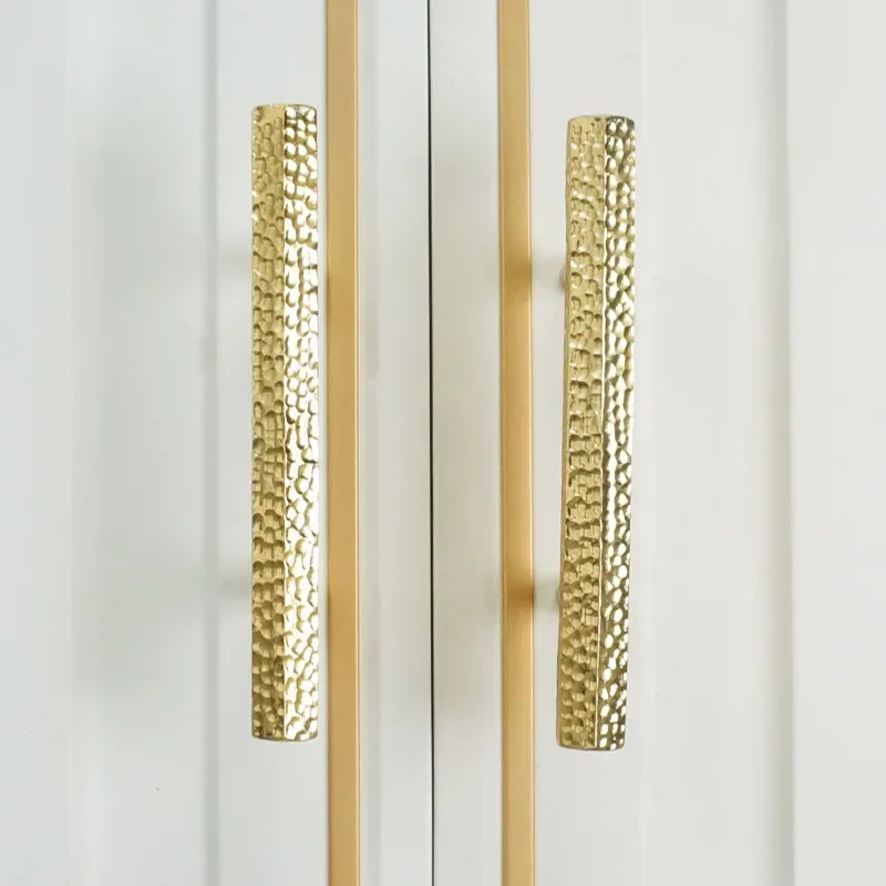 e gaveta, longo Handmade Hammer Pattern, High-End Hardware, decoração de casa