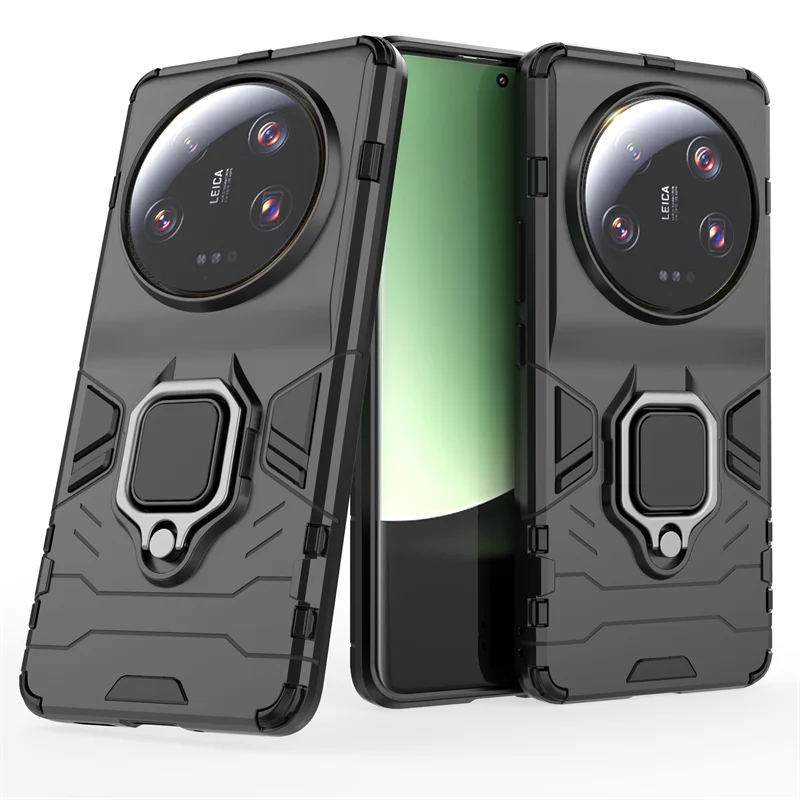 Per Xiaomi 13 Ultra Custodia Per Xiaomi 13 Ultra Cover Ring Holder Antiurto Paraurti Armor Cover Posteriore Per Xiaomi 13 Ultra Pro
