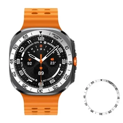 Premium Metal Bezel Ring Case - Steel Frame Shell Bumper for Smartwatch Protection (Silver)