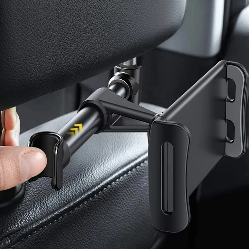 Aluminum Car Phone Holder Telescopic Mount for Smartphone Tablet