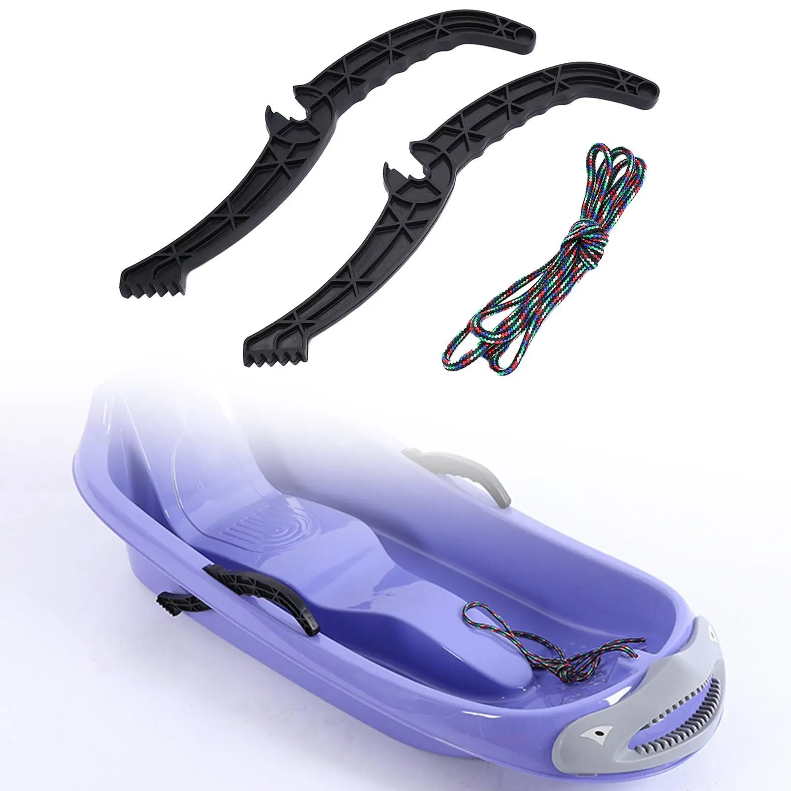 1 Pair Ski Sleds Brake Pads Replacement for Sledding Outdoor Outdoor Sleigh