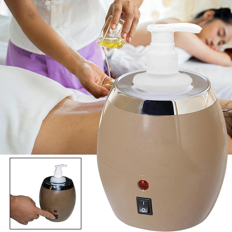 

1Pc Massage Oil Heater Quickly Heating 60℃ Temperature Heating Essential Oil Warmer For Lotion Cream EU 220V