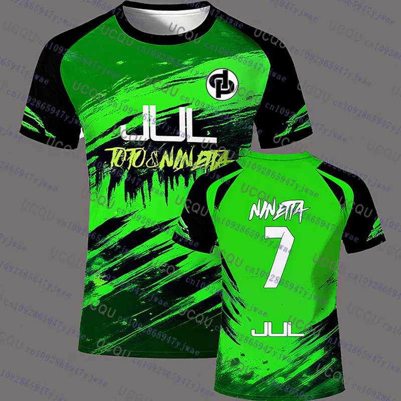 90 Minuten JUL Toto&Ninetta Bella Series Fußball-T-Shirt Damen Herren Sommer Outdoor-Sport Schnelltrocknendes Trainings-T-Shirt Kind/Erwachsene – Detail 8