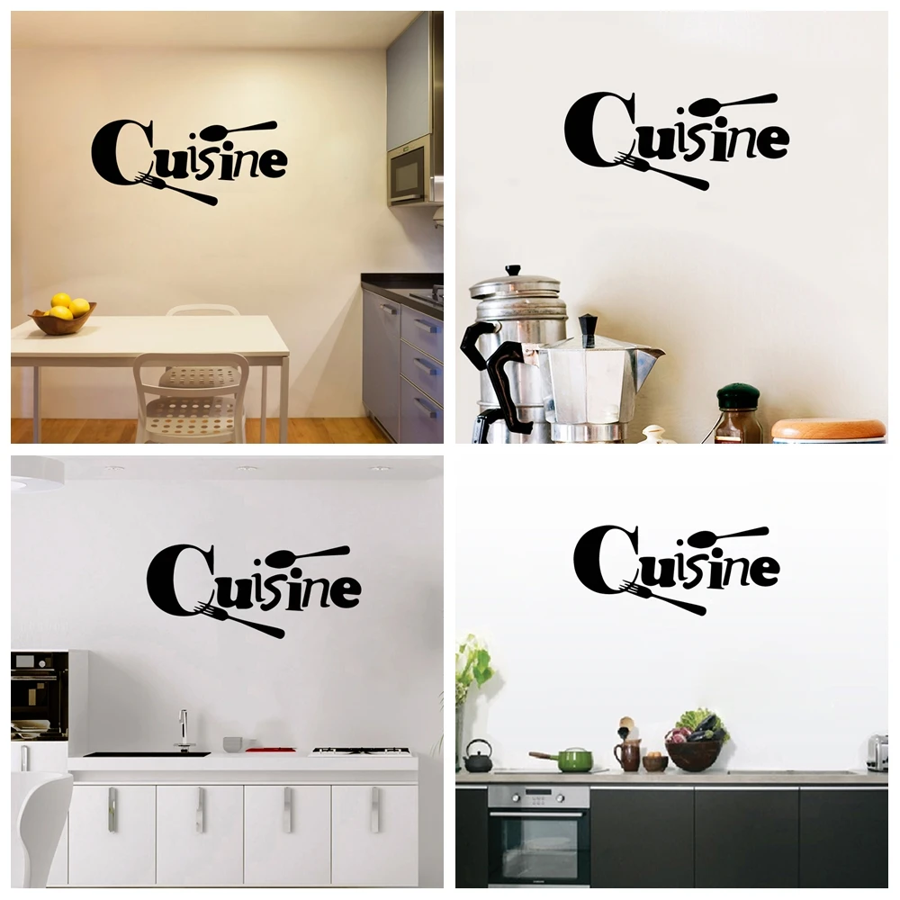 

1 pc hot sale cuisine Wall Stickers Self Adhesive Vinyl Waterproof Wall Art Decal Wall Stickers Waterproof Wallpaper