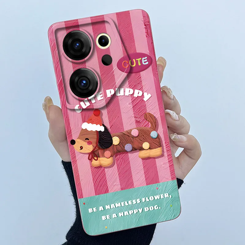 Cute Panda & Cats Silicone Soft Back Cover - Slim Anti-Scratch Protective Case